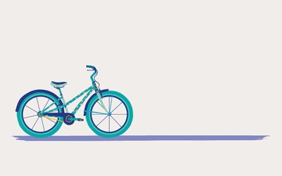 Basic cycle skills cartoon bike image