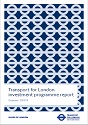 Front cover of the investment programme report
