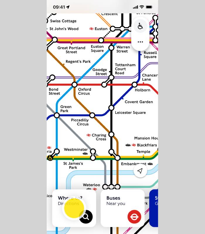 where to change journey preferences on tfl go