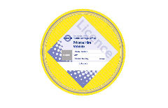 Licence disc image