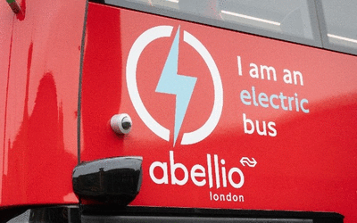 i am an electric bus sign