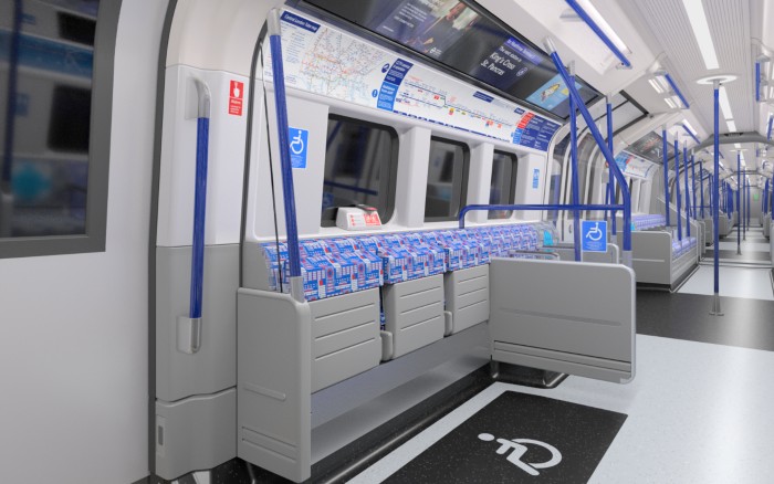 wheelchair space on future piccadilly line train