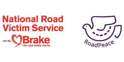 brake and roadpeace logos