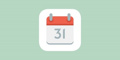 Icon showing a flip calendar