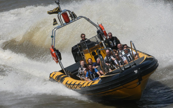 Hold on tight and enjoy the action on a RIB experience